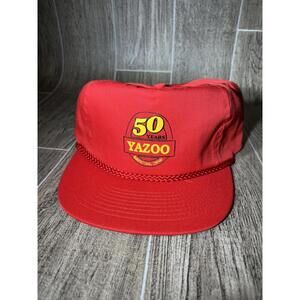 Vintage Yazoo Snapback Trucker Hat  ** Yazoo Manufacturing 50 Years